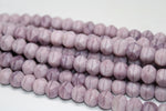 Lavender Matte Czech Glass 11mm, 8 inches Strand