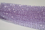 Iris Faceted Czech Glass Beads 6mm, 6 inches Strand