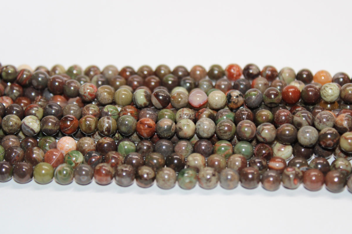 Ocean Jasper Round, 16 inches Strand