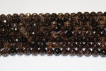 Smoky Quartz Round, 16 inches Strand