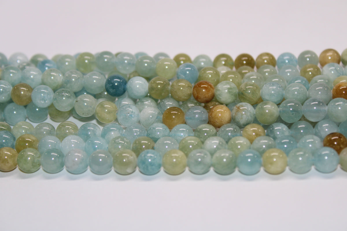 Multicolor Amazonite Round, 16 inches Strand