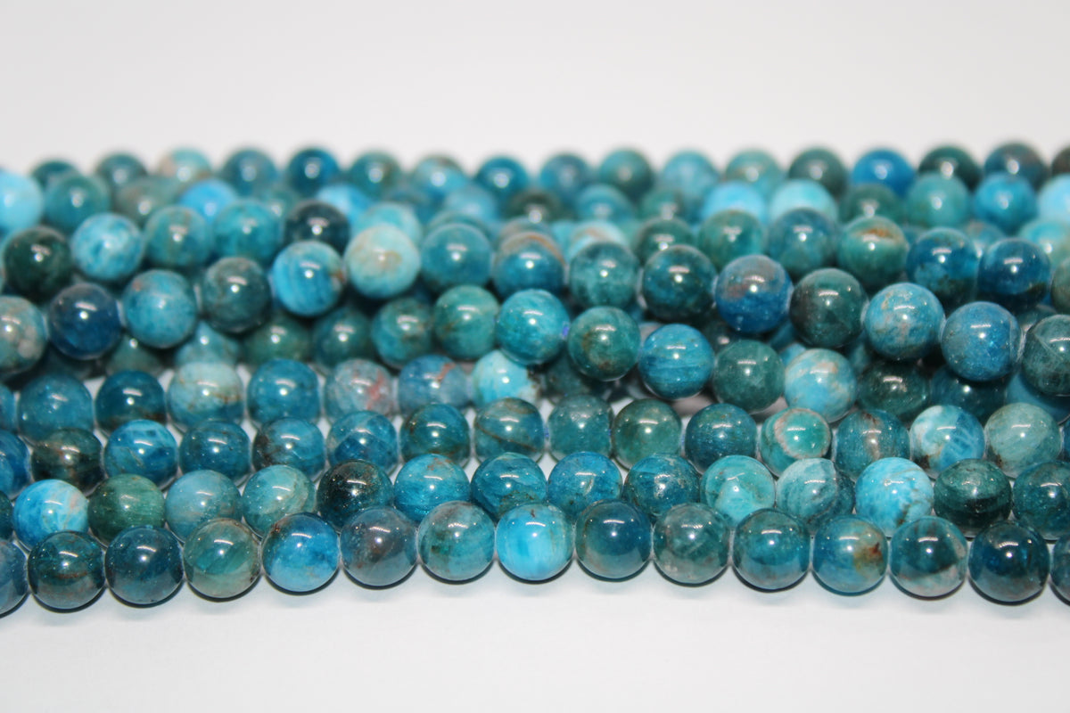 Apatite Round, 16 inches Strand