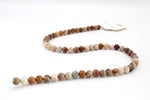 Tree Jade Round Gemstone Beads 16" Strand