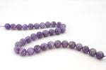 Light Amethyst Round Gemstone Beads 16" Strand