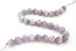 Light Amethyst Round Gemstone Beads 16" Strand