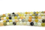 Flower Jade Round, 16 inches strand