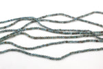 Aquamarine Round Gemstone Beads 16" Strand