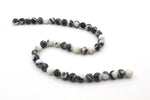 Zebra Jasper Round Smooth Gemstone Beads 16" Strand