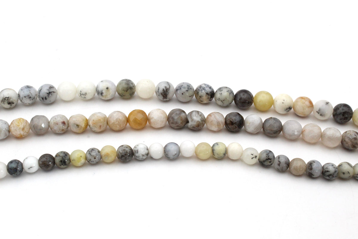 White Opal Round, 16 inches Strand