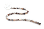 Botswana Agate Round Gemstone Beads 16" Strand