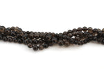 Smoky Quartz Round, 16 inches Strand
