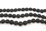 Lava Stone Round Flat 16 mm