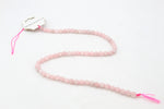 Rose Quartz Round Faceted Gemstone Beads 16" Strand