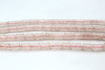 Rose Quartz Bamboo 7 x 10 mm