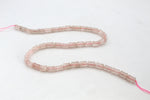 Rose Quartz Bamboo 7 x 10 mm