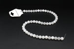 White Jade Round, 16 inches Strand