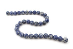 White Sodalite Round, 16 inches Strand