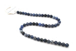 Dumortierite Round, 16 inches Strand