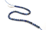 Lapis Lazuli Round Gemstone Beads 16" Strand