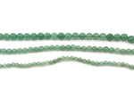 Green Aventurine Round Faceted Gemstone Beads 16" Strand