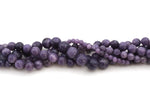 Lepidolite Round Gemstone Beads 16" Strand