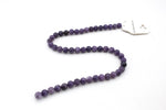 Lepidolite Round Gemstone Beads 16" Strand