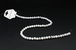 White Howlite Round Gemstone Beads 16" Strand