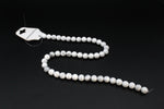 White Howlite Round Gemstone Beads 16" Strand