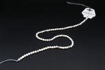White Howlite Round Gemstone Beads 16" Strand