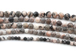 Pink Zebra Jasper Round, 16 inches strand