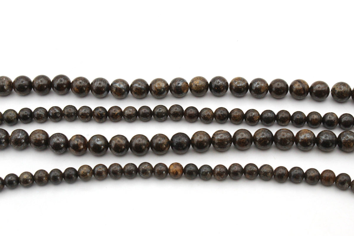 Bronzite Round, 16 inches Strand