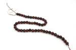 Red Tiger Eye Round Gemstone Beads 16" Strand