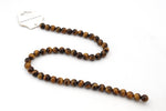 Tiger Eye Round Gemstone Beads 16" Strand
