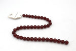 Carnelian Stone Round Smooth Grade AAA Gemstone Beads 16" Strand