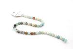 Multicolor Amazonite Round, 16 inches Strand