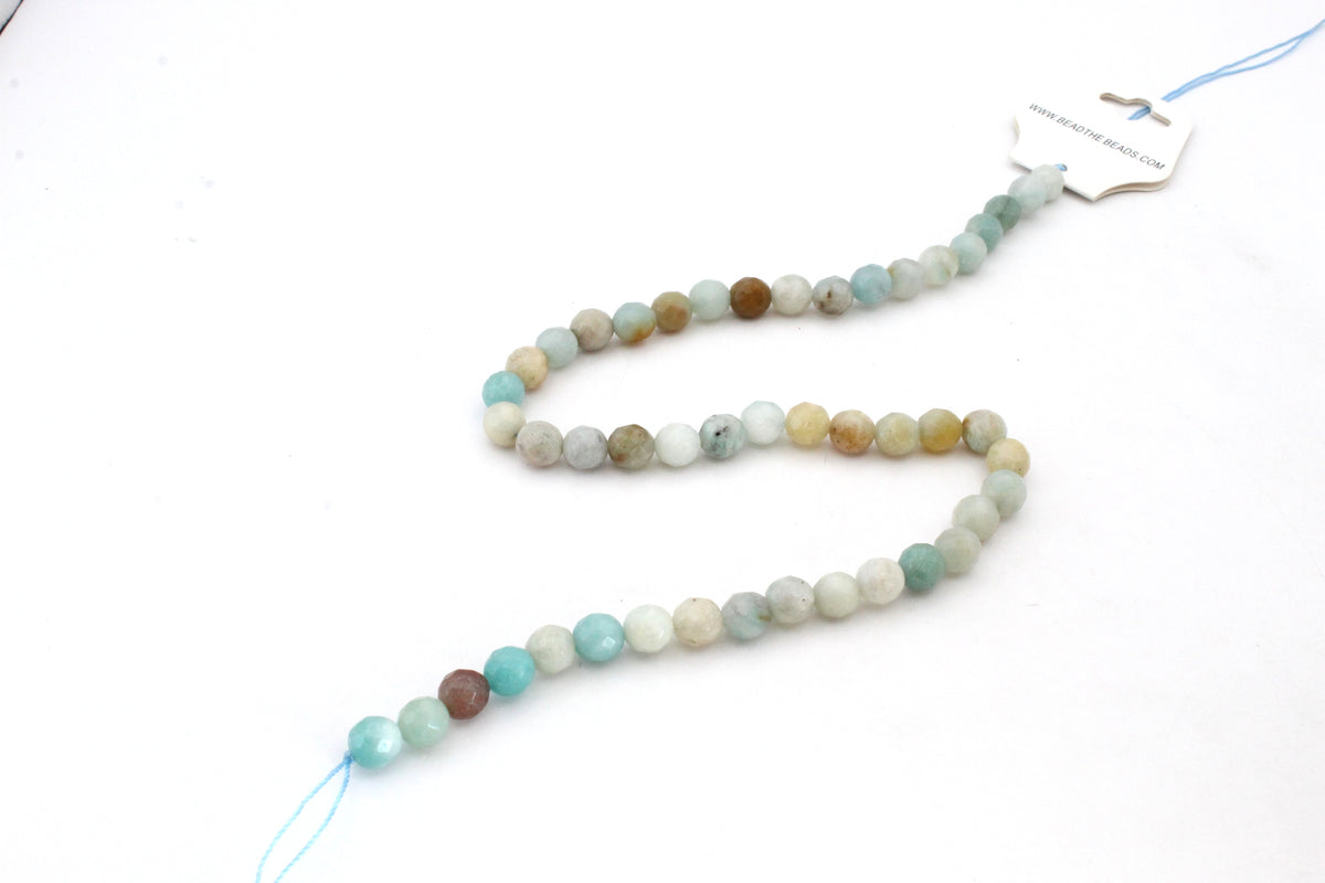 Multicolor Amazonite Round, 16 inches Strand