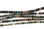 Indian Agate Round Gemstone Beads, 16 inches Strand