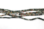 Indian Agate Tube Oval 4 x 6 mm Gemstone Beads
