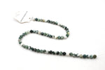 Tree Agate Round Smooth Beads, 16 inches Strand