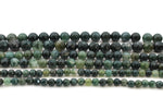 Moss Agate Faceted, 16 inches Strand