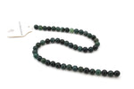 Moss Agate Faceted, 16 inches Strand
