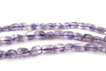Amethyst Rectangle Natural 8 - 10 mm Gemstone Beads