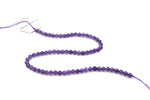 Amethyst Round Gemstone Beads 16" Strand