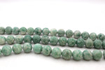 Green Jasper Round Gemstone Beads 16" Strand