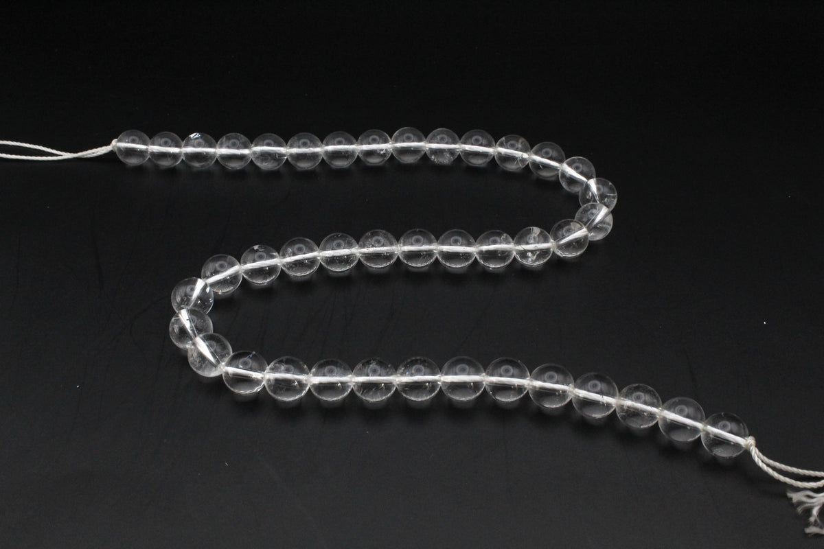 Crystal Round Gemstone Beads 16" Strand