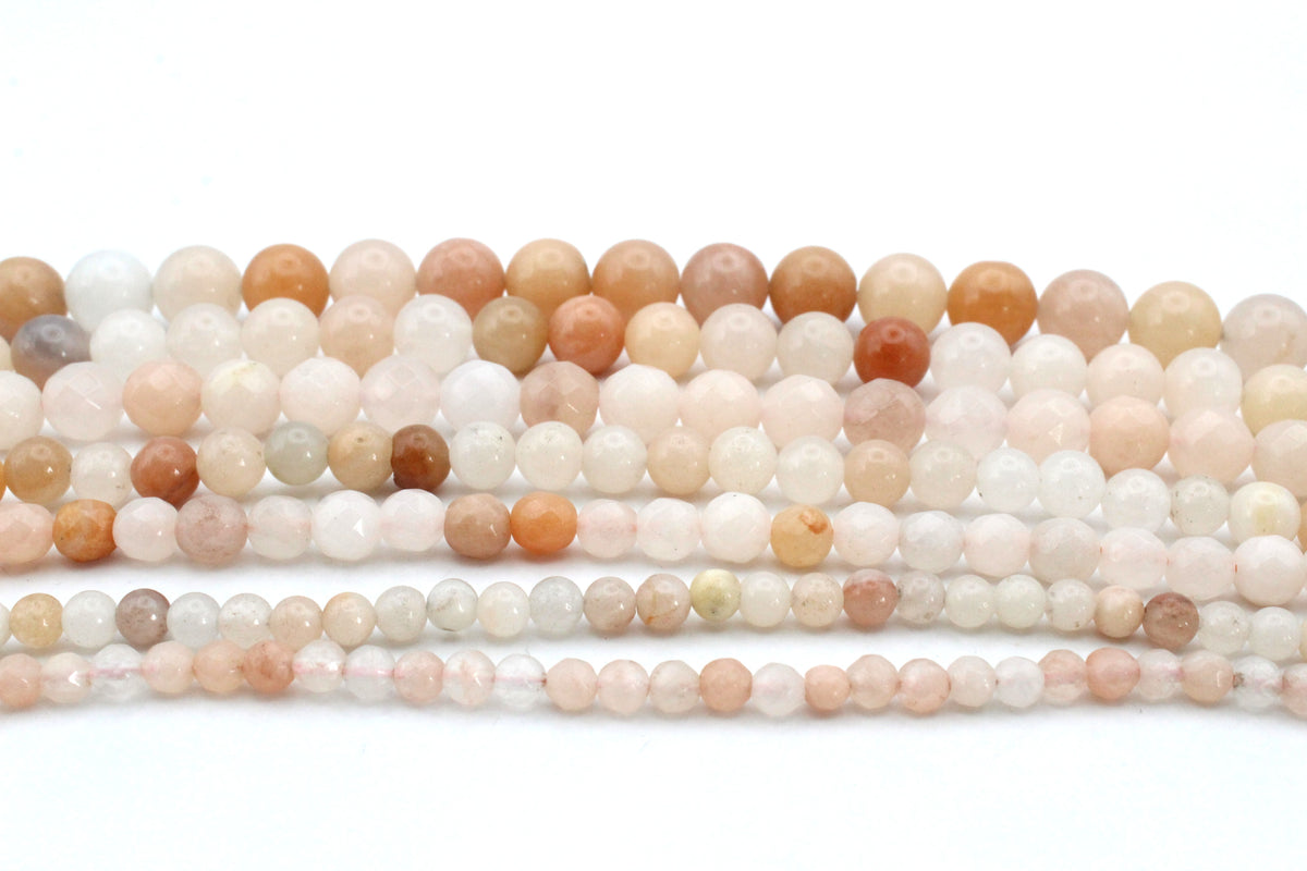 Peach Aventurine Smooth, 16 inches strand