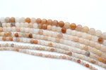 Peach Aventurine Smooth, 16 inches strand