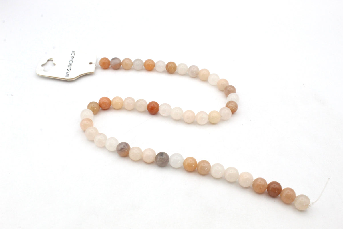 Peach Aventurine Smooth, 16 inches strand