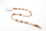 Peach Aventurine Smooth, 16 inches strand