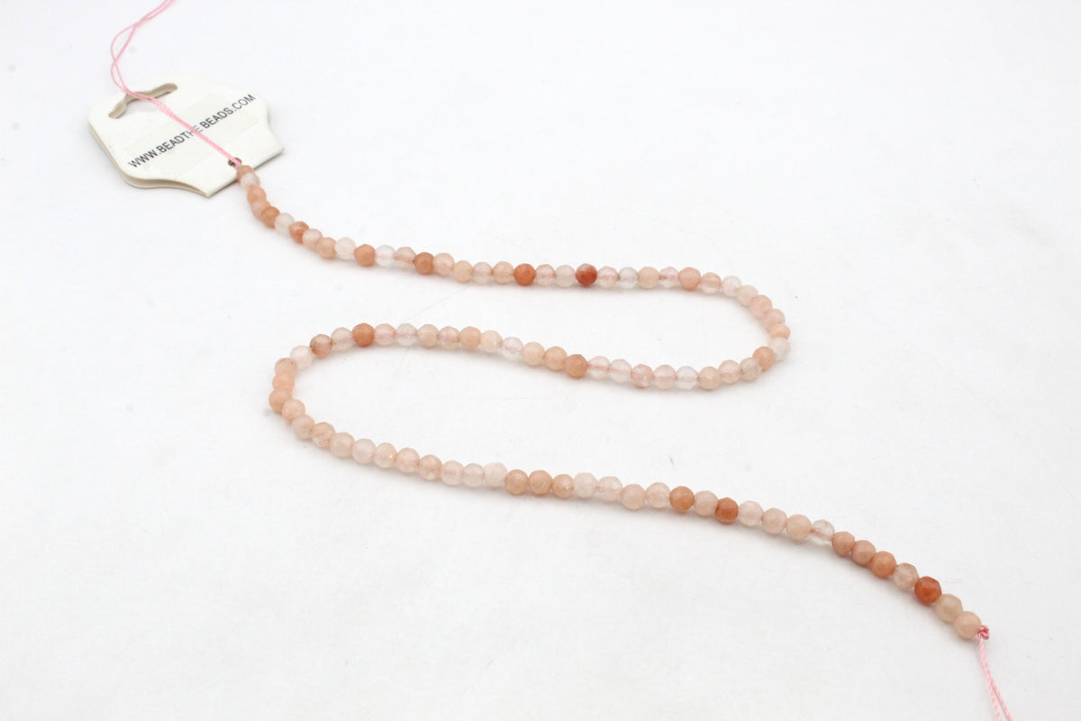 Peach Aventurine Smooth, 16 inches strand